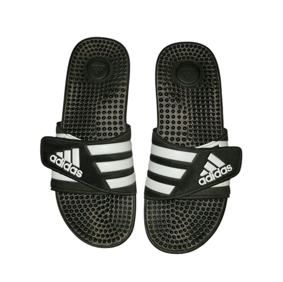 adidas Other - Adidas unisex slides. Black & White size 11